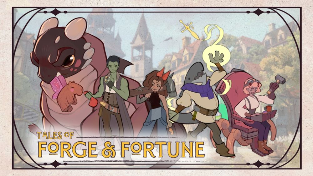 Tales Of Forge & Fortune - Cozy Smithing Tabletop RPG