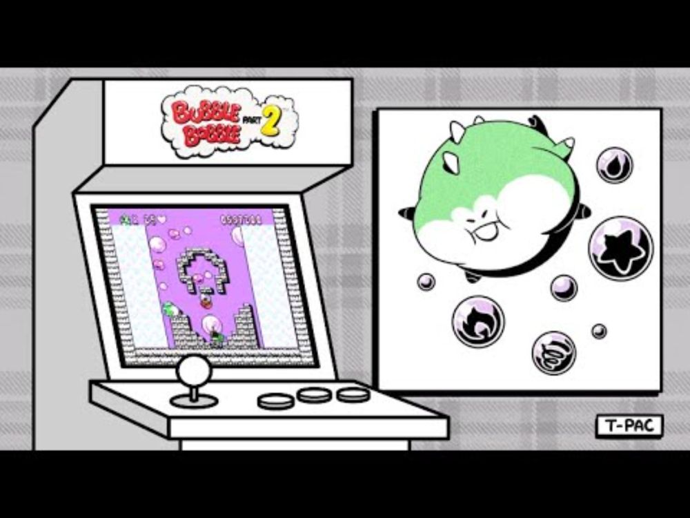 T-Pac Arcade : Bubble Bobble Part 2 [Nintendo Entertainment System - 1993]