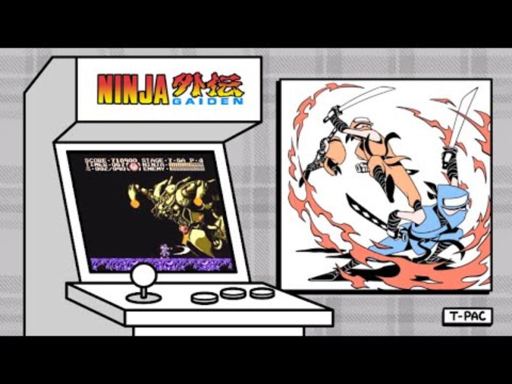 T-Pac Arcade : Ninja Gaiden I-III [Nintendo Entertainment System - 1989-1991]