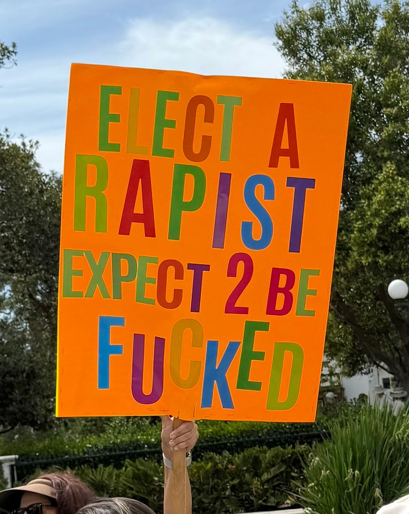 Elect a rapist expect 2 be fucked
