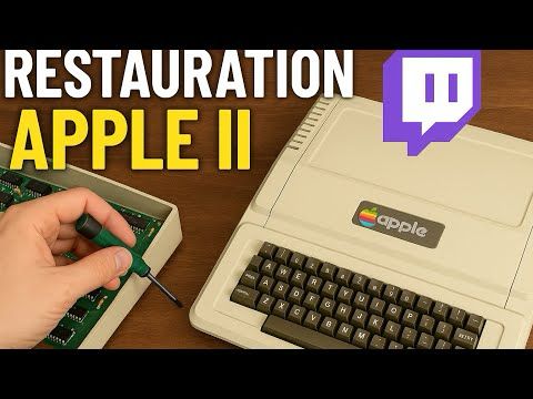 Restauration Apple II Europlus / IIe hybride  mystérieux confié par Yorzian ( aka @yrougy )