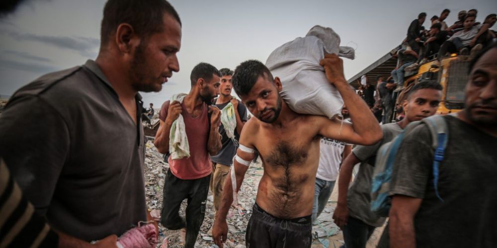Democrats said veterans working for U.S. security contractors on Trump’s GHF Gaza aid effort may face legal risks.