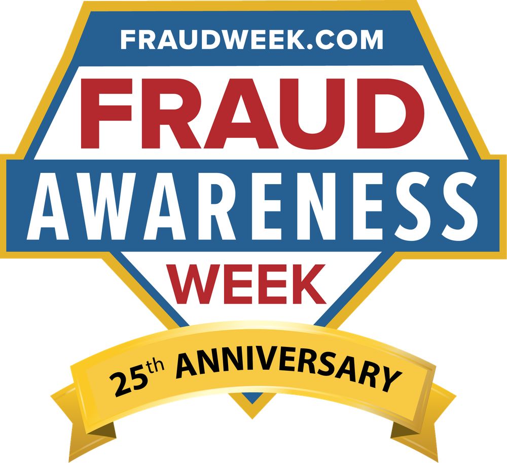 badge-style logo representing Fraud Awareness Week's 25th anniversary