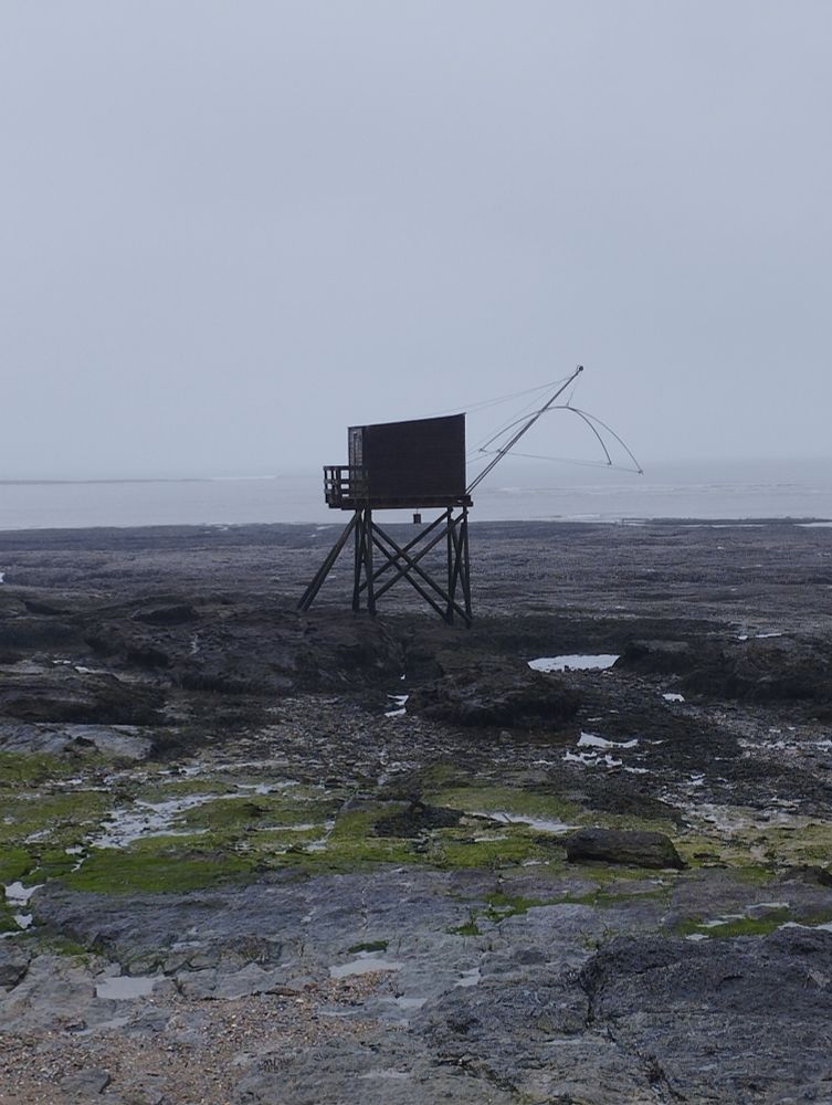 Cabane de pêcheur à Saint-Brevin-les-Pins en Loire Atlantique 