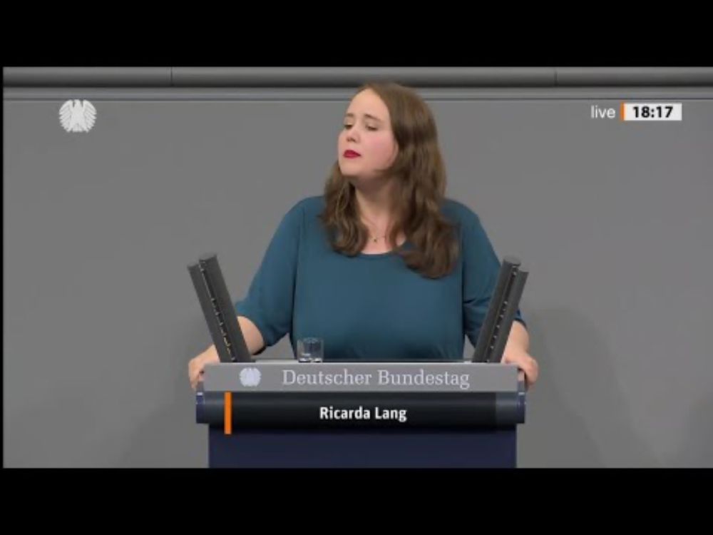 AKTUELL : REDE RICARDA LANG ( GRÜNE ) AM 30.JANUAR IM DEUTSCHEN BUNDESTAG IN BERLIN.