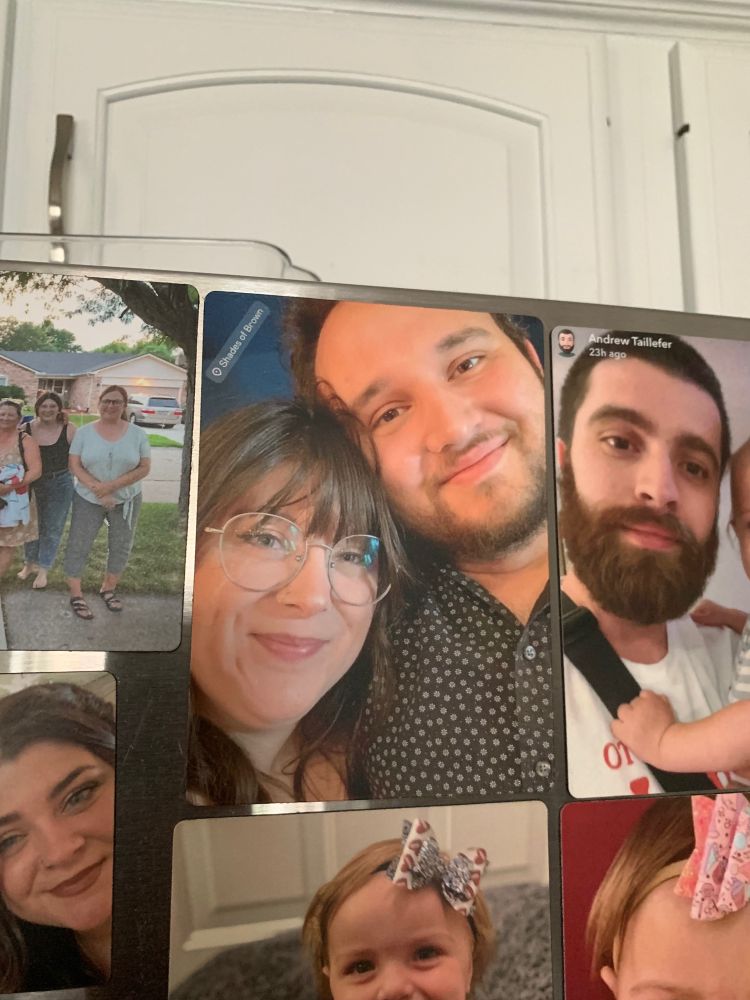 selfie of max and tay smiling together 