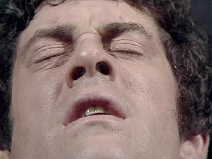 

ChatGPT4 describes the image as: "The image shows a close-up of a person's face with their eyes closed and a somewhat pained expression. The lighting and focus on the face suggest the shot is dramatic, perhaps from a scene in a movie or television show. The context or specific setting cannot be determined just from the image itself."

Blakes7Bot, version 3.8.8. Upload retries: 0. bluesky.py version: 3.14