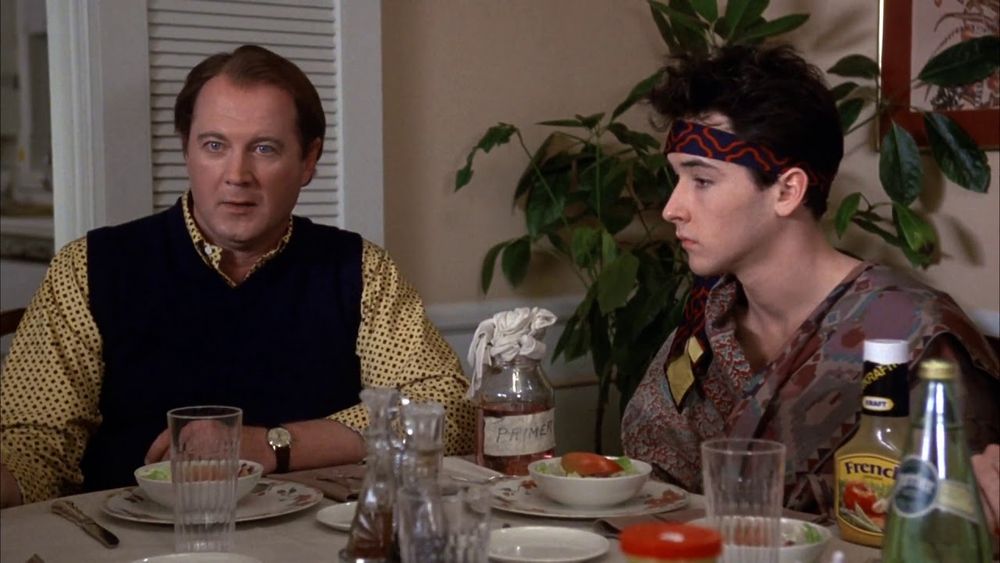 Scene of Lane and his dad in the movie "Better Off Dead".