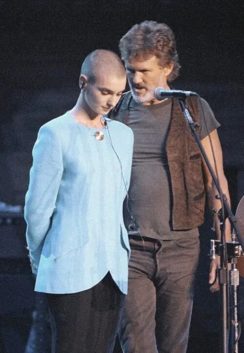 Sinead O'Connor and Kris Kristofferson