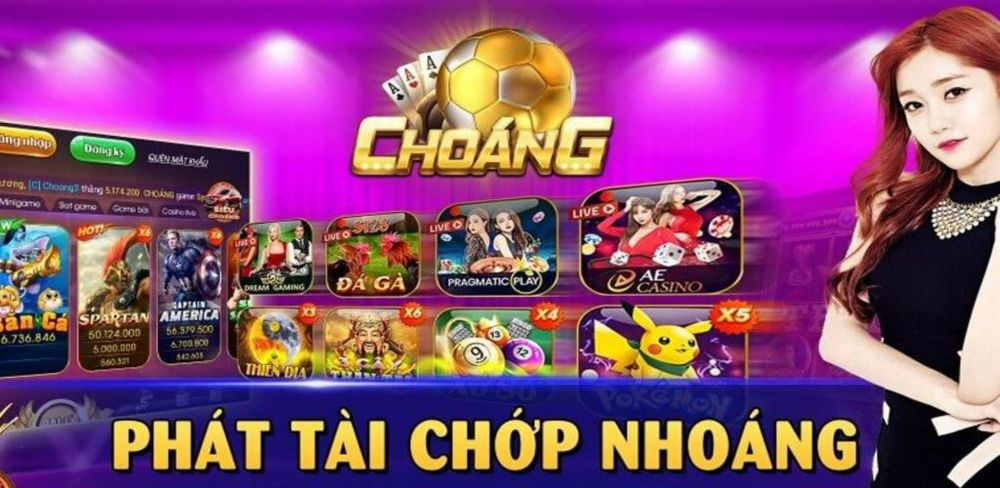 Choáng club - Trang chủ chính thức cổng game bài Choáng club