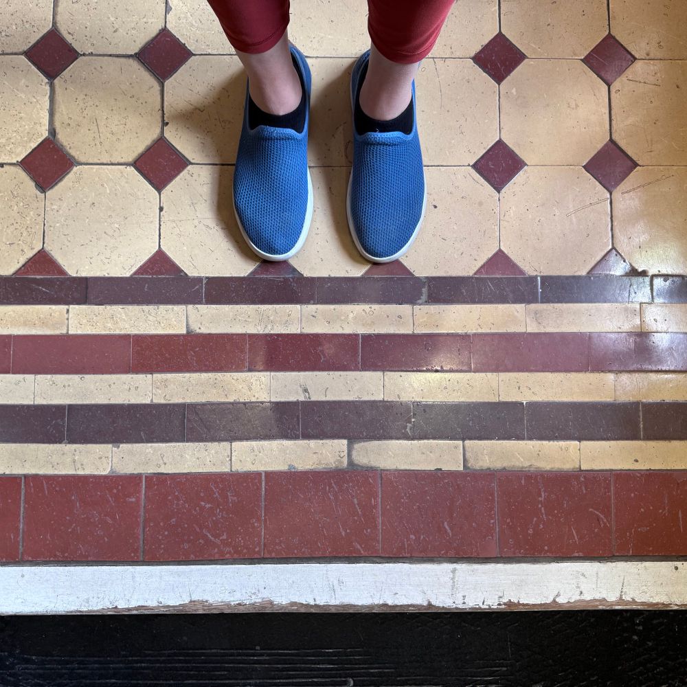 רצפה מקורית, פסים ומעוינים 