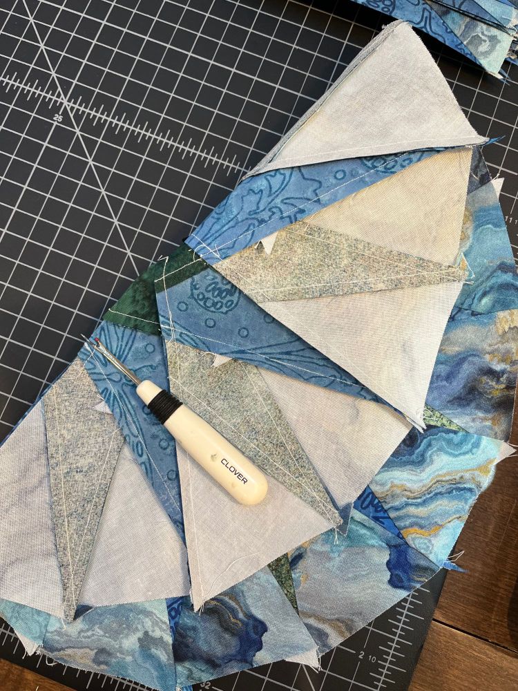 endlessly fixing quilting mistakes with a stitch remover