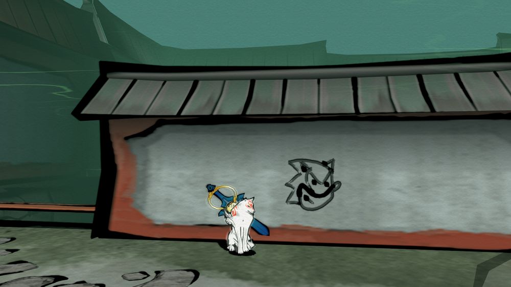 The Sonic drawing from the Moon Cave disguise