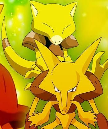 Abra and Kadabra, two Pokemon whose moment this is