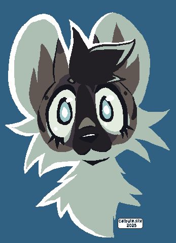 headshot of an anthro dog-like character
