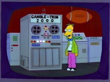 Professor Frink and his Gamble-Tron 2000