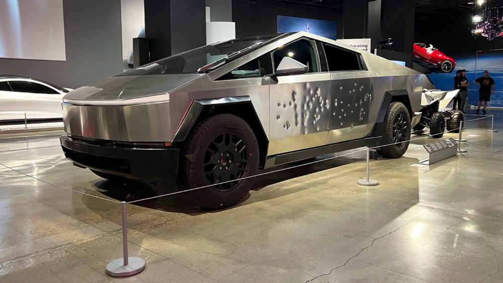 Up close and personal with the Tesla Cybertruck at The Petersen