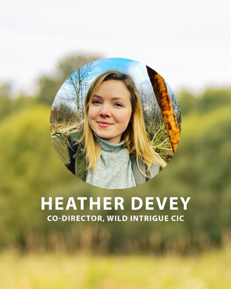 Photo of Heather Devey. Co-director, Wild Intrigue CIC