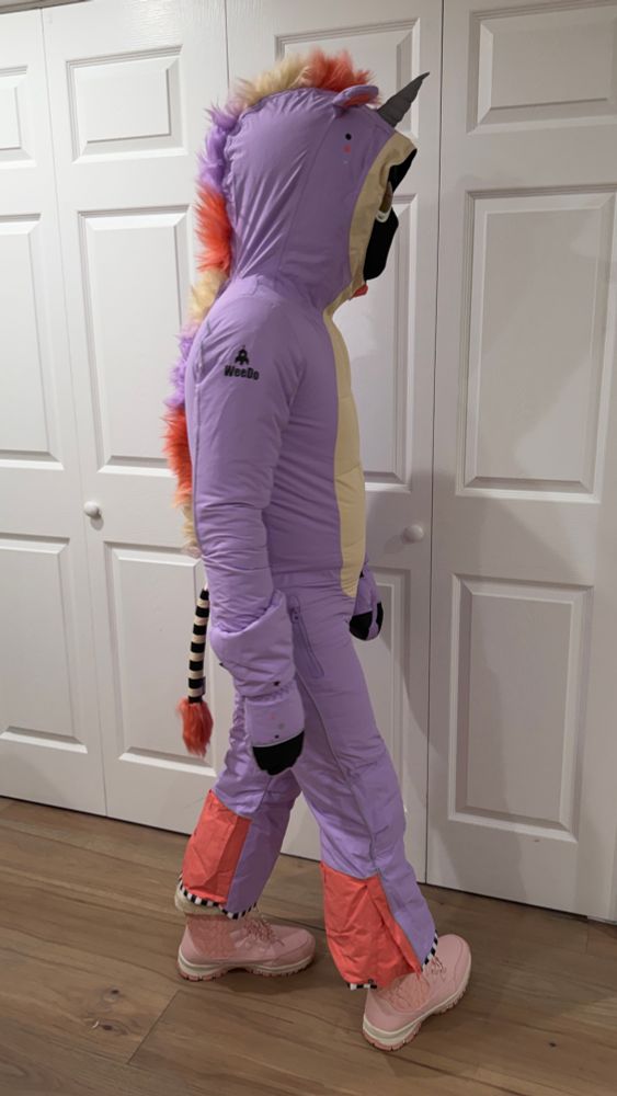 Lavender Unicorn snowsuit 