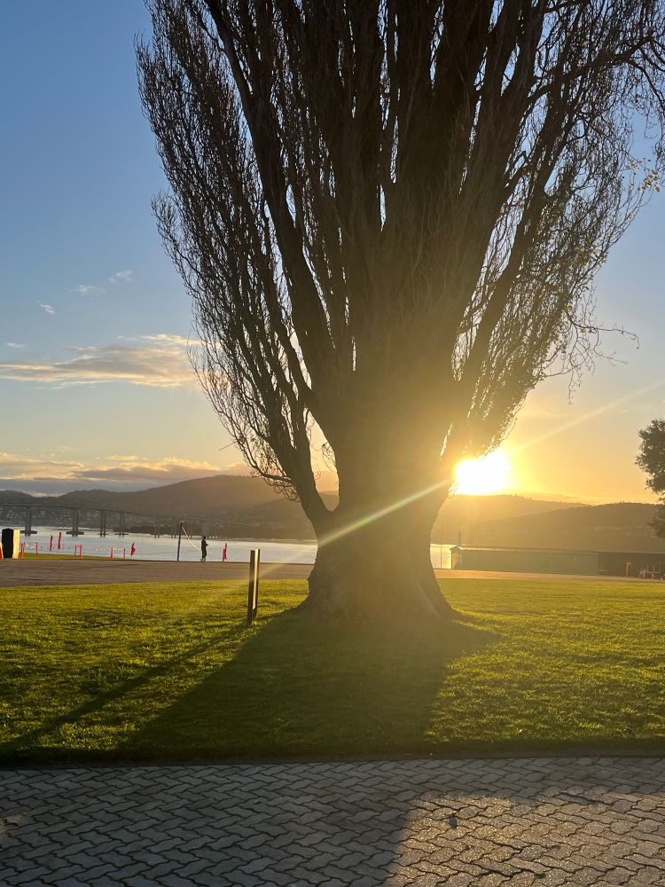 Hobart this morning  at Sunrise