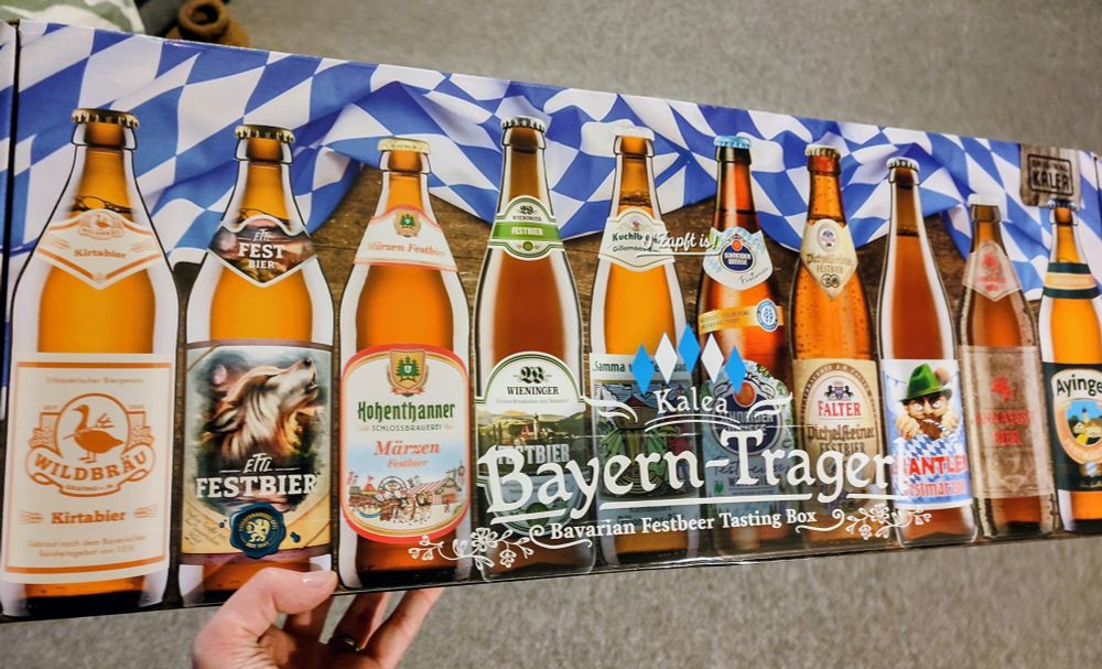 The Lidl Bayern-Trager box set of Oktoberfest beers