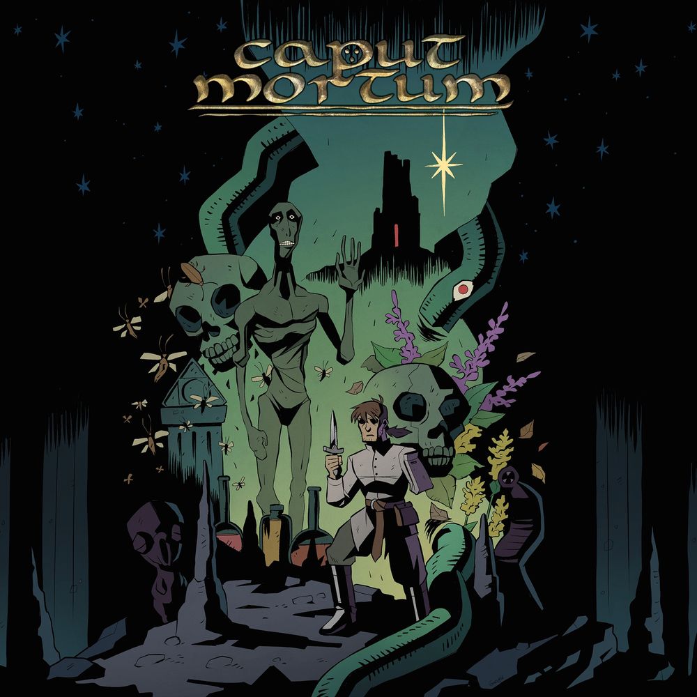 A drawn cover art for the game Caput Mortum.
