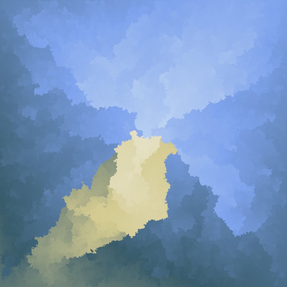 generative art that looks like mixing splotches of ink