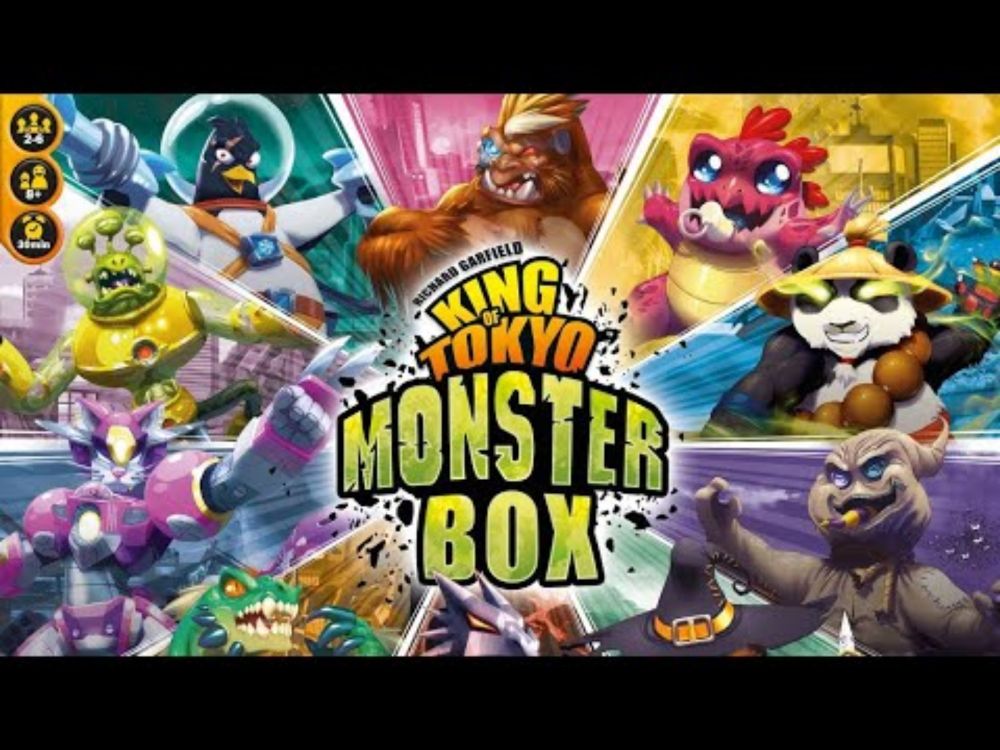 WHAT'S NEW King of Tokyo: Monster Box promotional cards, plus PLAYTHROUGH