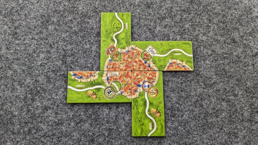 WHAT'S NEW Carcassonne Markets of Leipzig Mini-Expansion, plus PLAYTHROUGH and RANKING