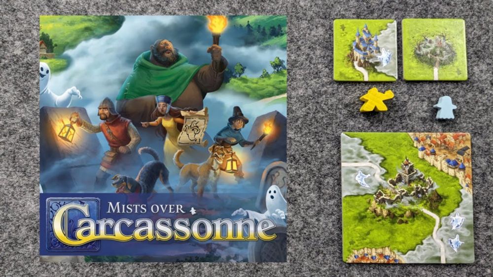 WHAT’S NEW Carcassonne Expansion 11: Ghosts, Castles & Cemeteries, plus PLAYTHROUGH/RANKING