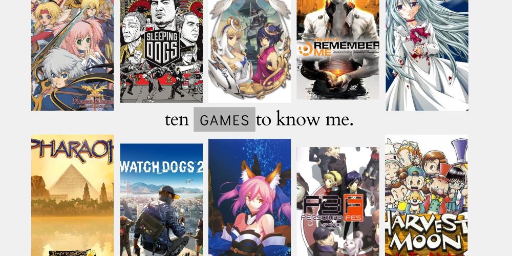 The "10 Games to Know Me" meme.