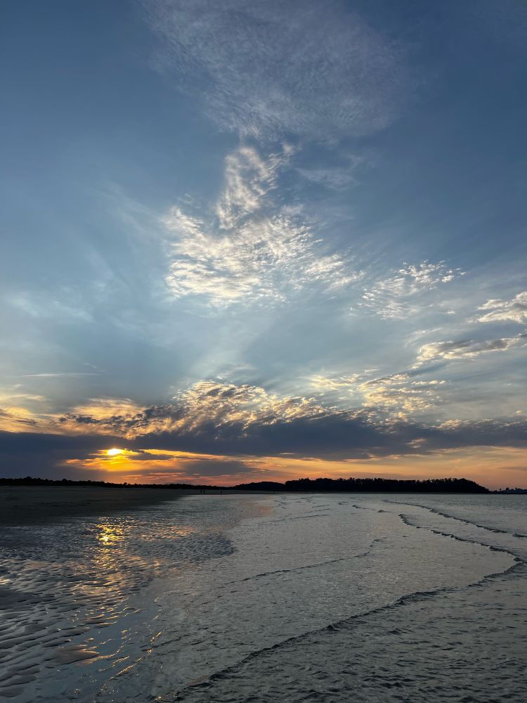 Sunset at the beach