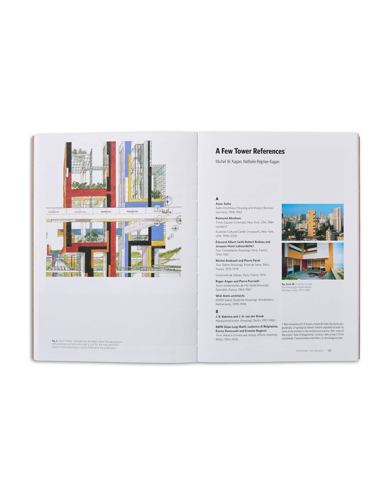 Inside spread of The Metropolitan Tower published by Park Books