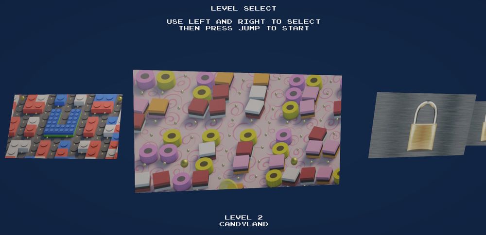 A screenshot from Pac-Zania showing the new level select feature