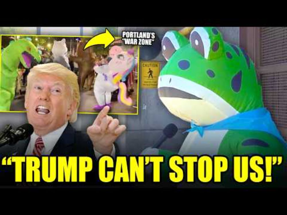 Portland's "Frog-Man" DISMANTLES Trump's WAR ZONE Lie