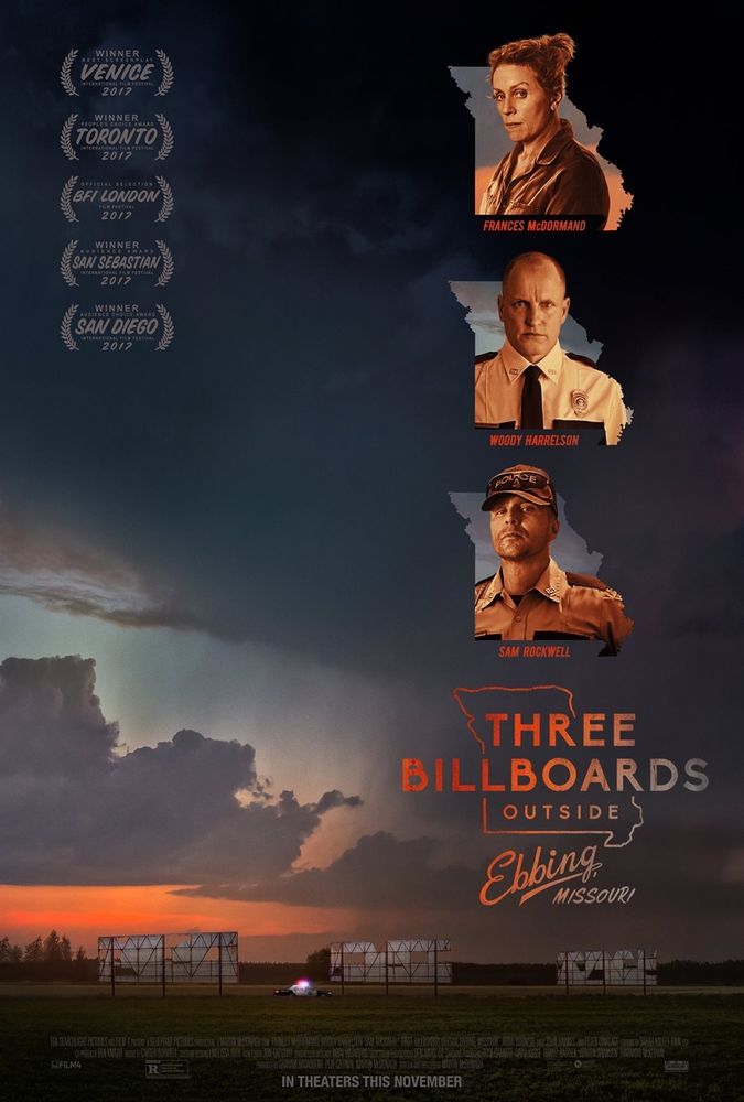 Three Billboards Outside Ebbing Missouri poster