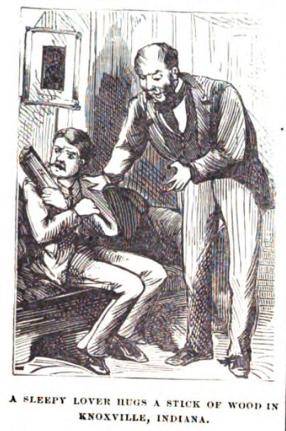 A historic newspaper illustration titled 