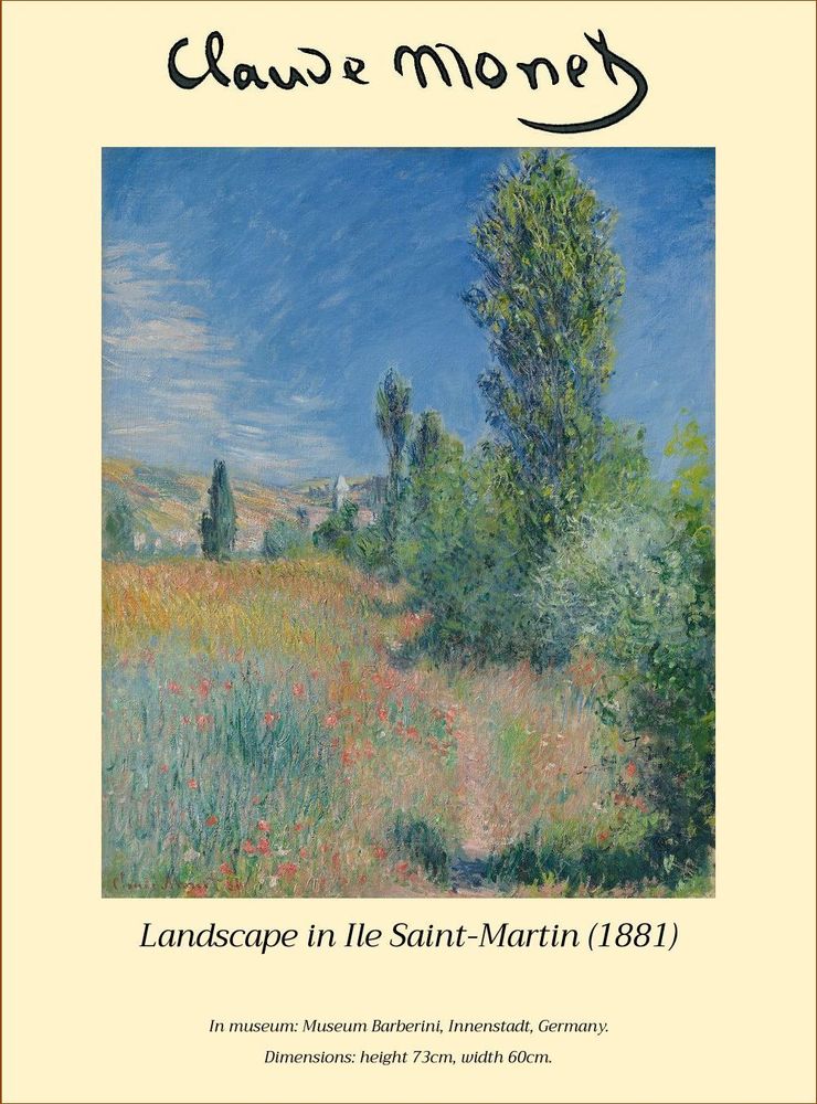 Landscape in Ile Saint-Martin