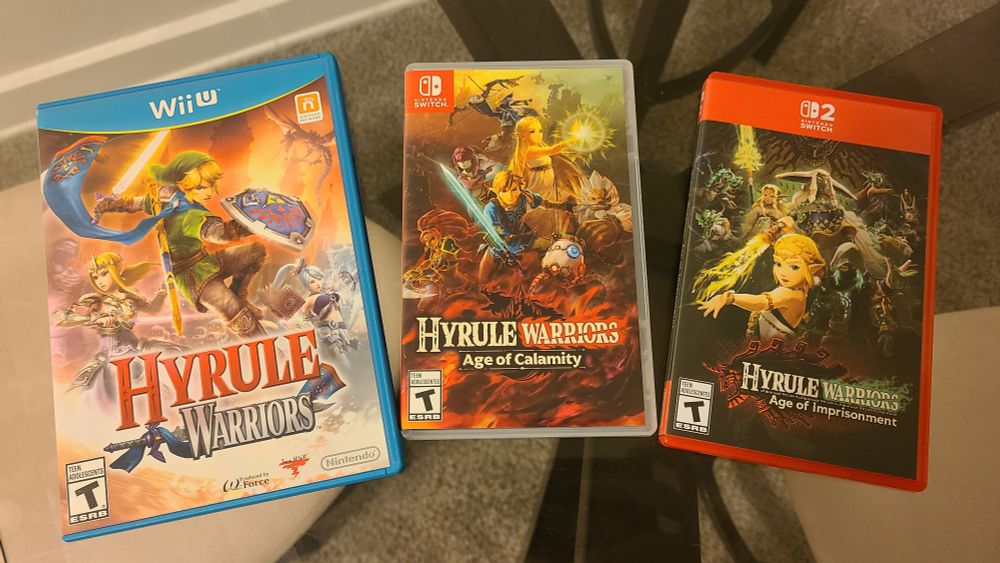 Hyrule Warriors (Wii U), Age of Calamity, and Age of Imprisonment.