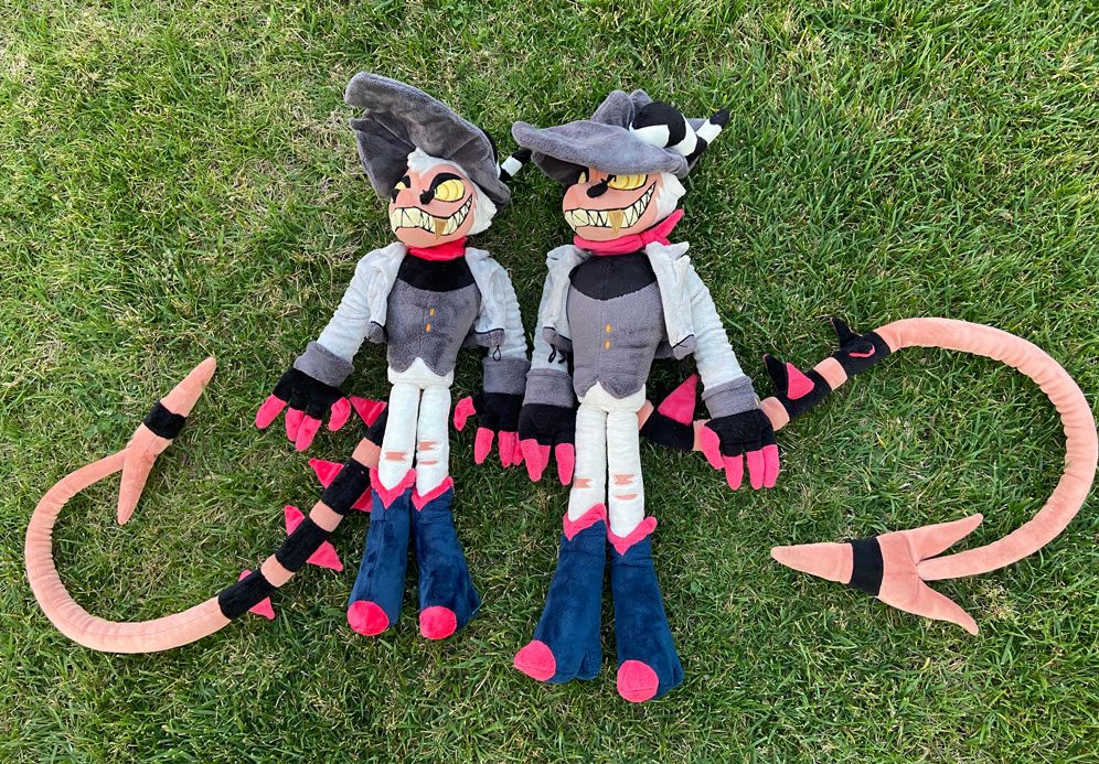 Striker plush compared to one of my other (slightly bigger) Striker plush