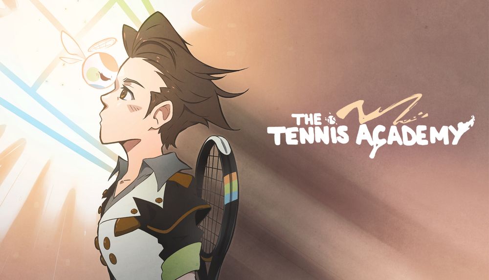 The Tennis Academy logo and nate + servie