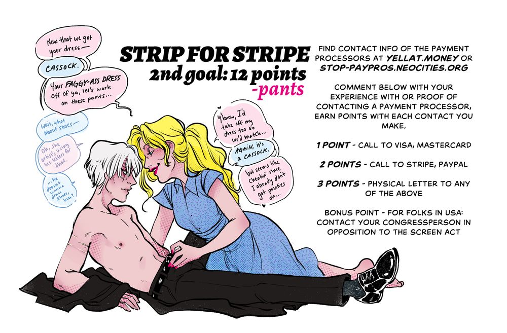 a strip for stripe meme featuring sibling characters