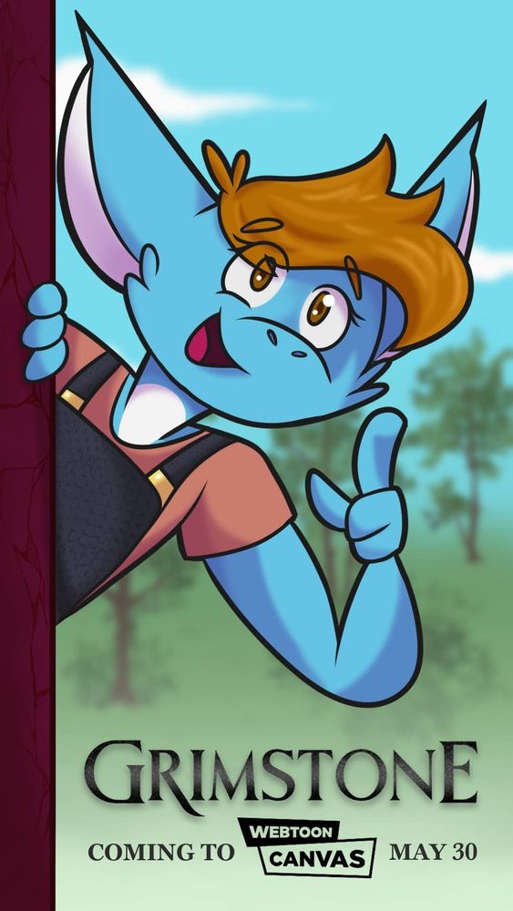 Digitally Drawn Spunky Blue Dragon announces comic release - May 30