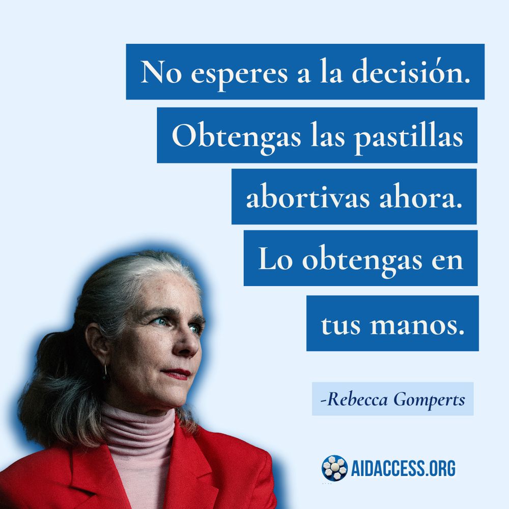 No esperes a la decisión. Obtengas las pastillas abortivas ahora. Lo obtengas en tus manos.