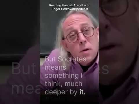 Reading Hannah Arendt with Roger Berkowitz, The Life of the Mind, Chapter 3, Sections 18-19 #shorts