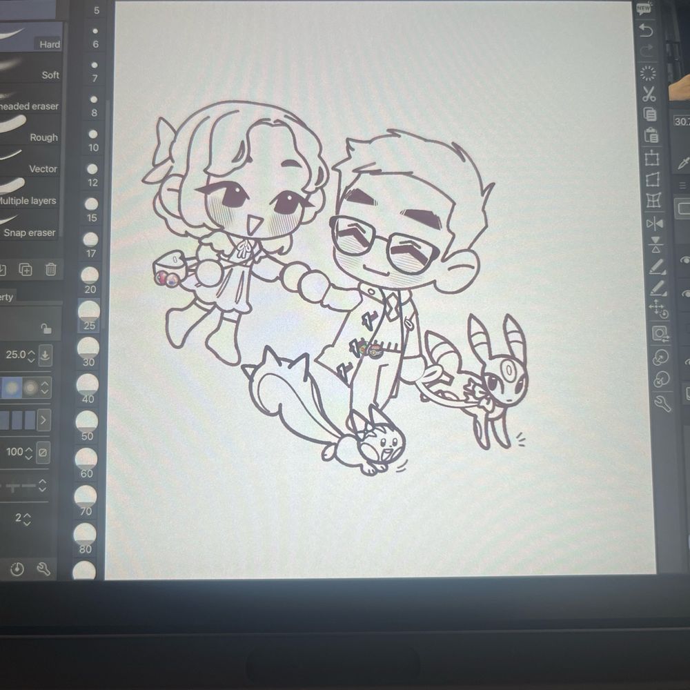 Continuation of previous photo, lines completed