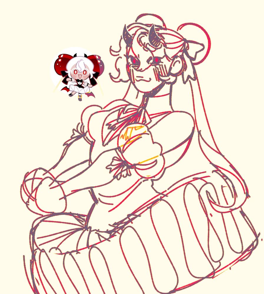 more human-like depiction of candy apple cookie from Cookie Run; Kingdom.