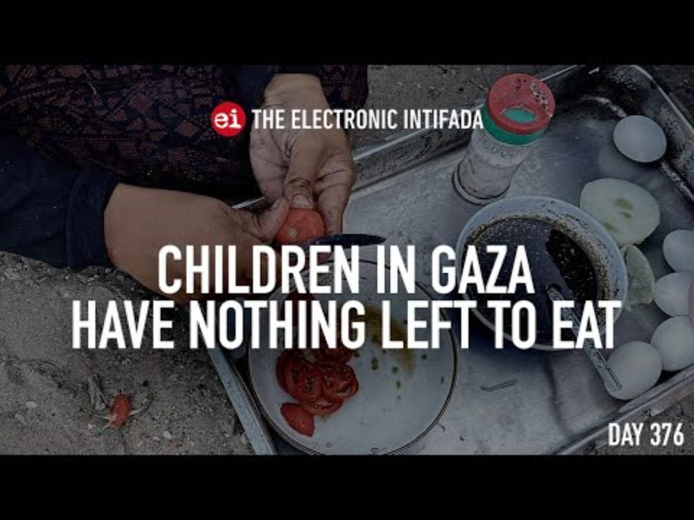 Children in Gaza have nothing left to eat, with Abubaker Abed