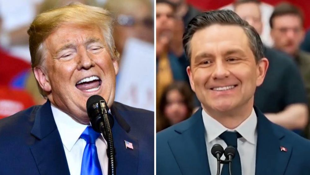 A majority of Canadians agree that Pierre Poilievre's rhetoric reminds them of Donald Trump, according to a new study.