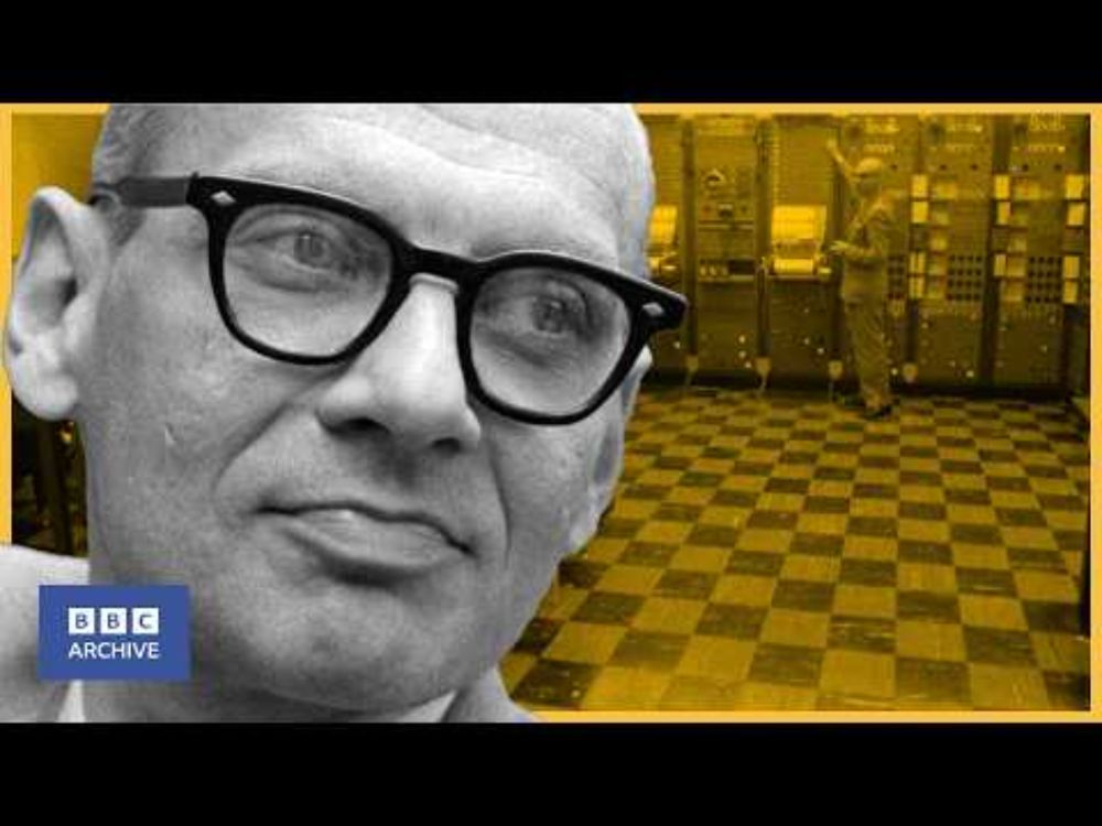 1962: MILTON BABBITT and the Music Machine | Monitor | Retro Tech | BBC Archive